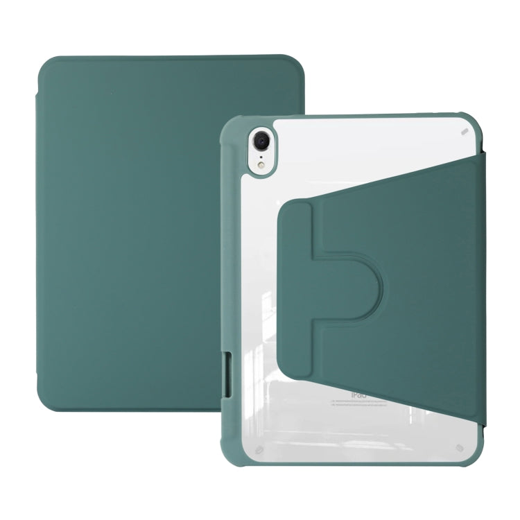 For iPad mini 6 Acrylic Rotatable Holder Tablet Leather Case