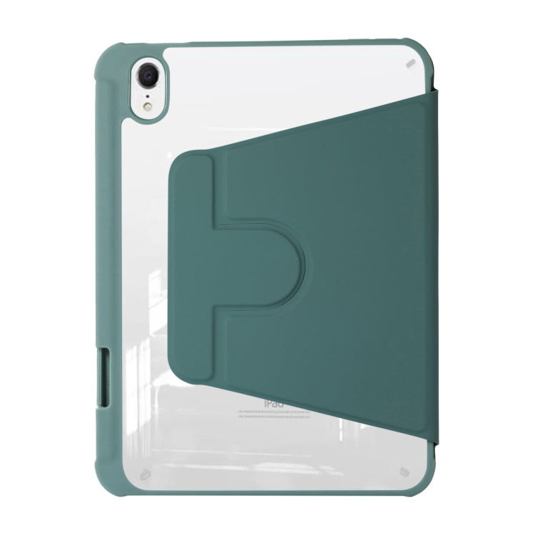 For iPad mini 6 Acrylic Rotatable Holder Tablet Leather Case