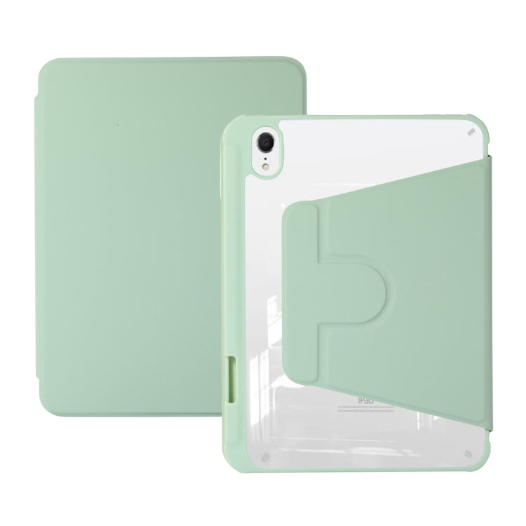 For iPad mini 6 Acrylic Rotatable Holder Tablet Leather Case