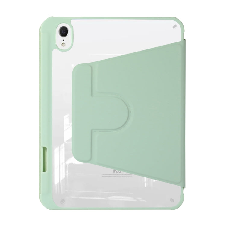 For iPad mini 6 Acrylic Rotatable Holder Tablet Leather Case