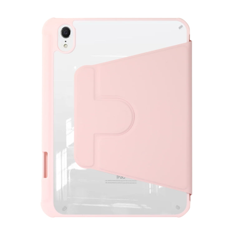 For iPad mini 6 Acrylic Rotatable Holder Tablet Leather Case