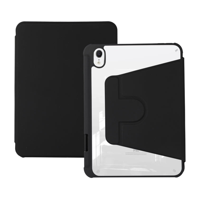 For iPad mini 6 Acrylic Rotatable Holder Tablet Leather Case