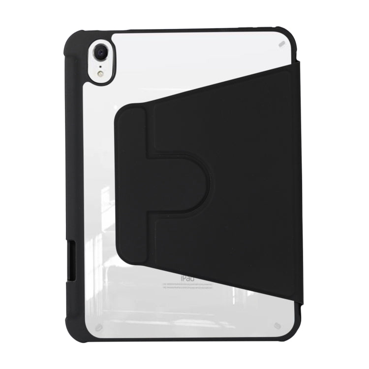 For iPad mini 6 Acrylic Rotatable Holder Tablet Leather Case