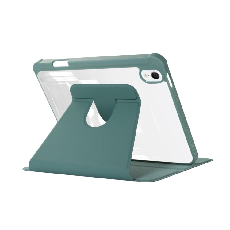 For iPad mini 6 Acrylic Rotatable Holder Tablet Leather Case