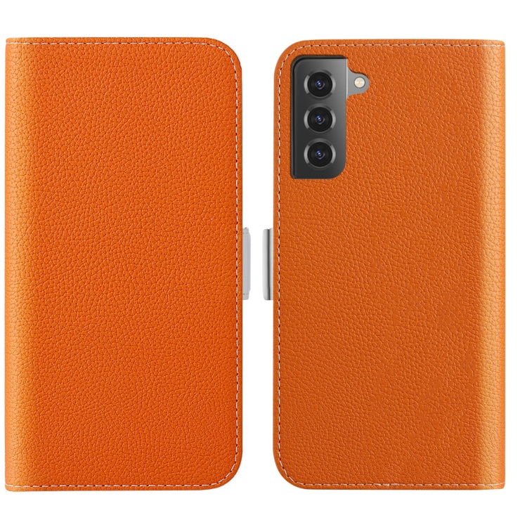 For Samsung Galaxy S23+ 5G Candy Color Litchi Texture Leather Phone Case
