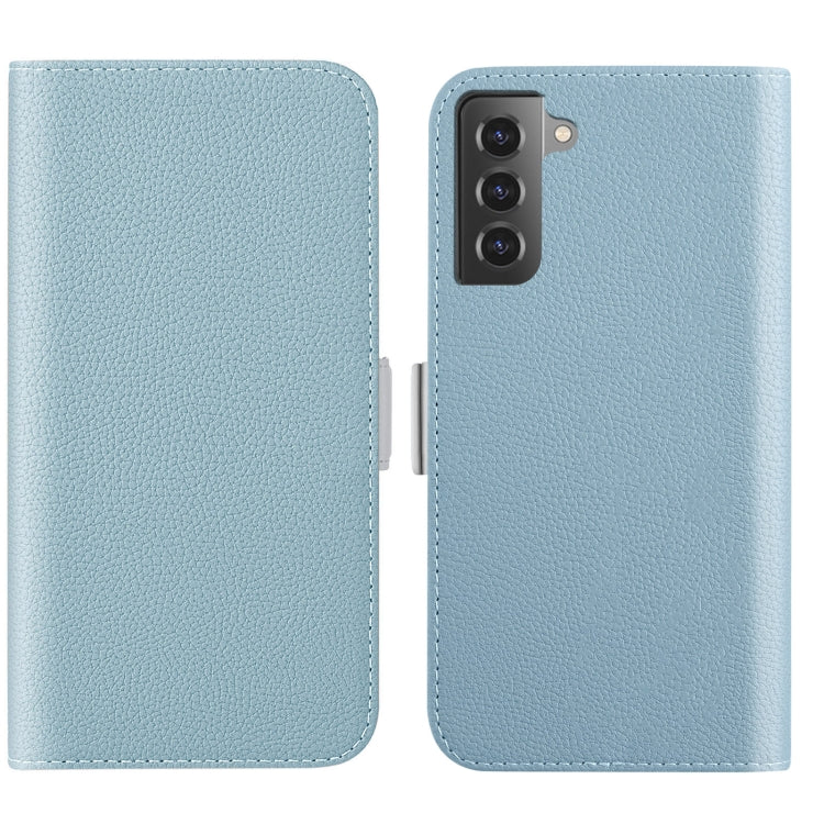 For Samsung Galaxy S23+ 5G Candy Color Litchi Texture Leather Phone Case