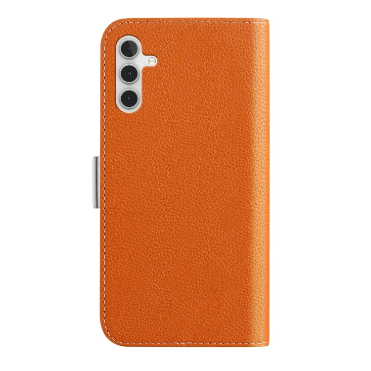 For Samsung Galaxy A14 5G Candy Color Litchi Texture Leather Phone Case