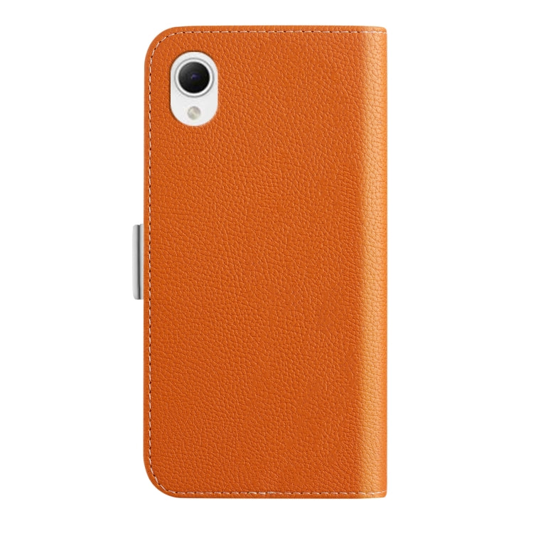 For Samsung Galaxy A22e / A23e / A23s / A23 5G JP Candy Color Litchi Texture Leather Phone Case
