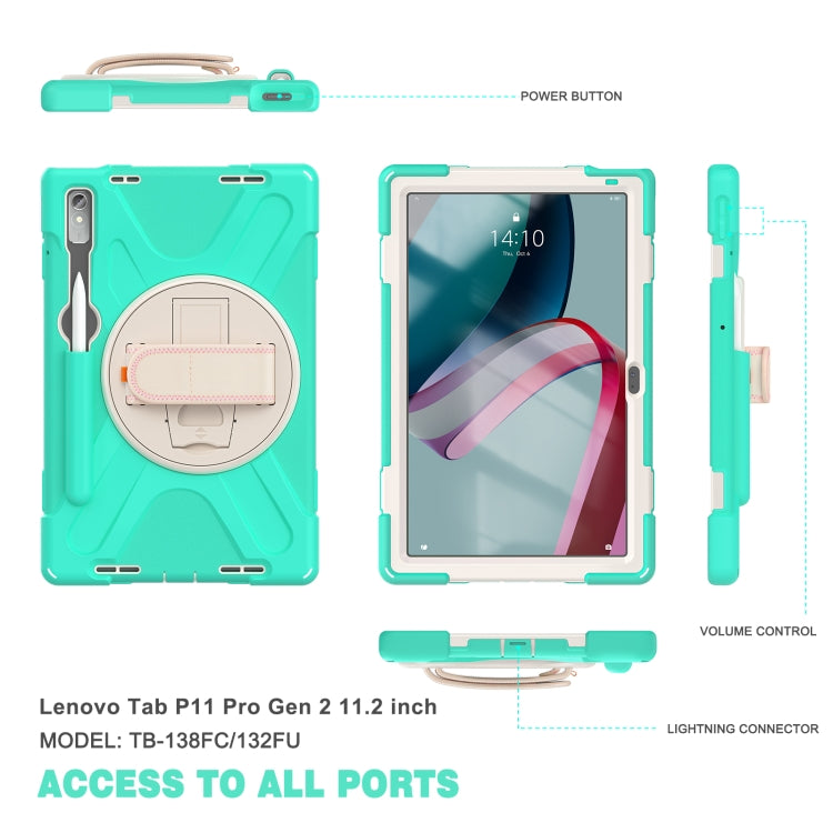 For Lenovo Pad Pro 11.2 2022 TB-138FC/132FU Silicone + PC Protective Tablet Case