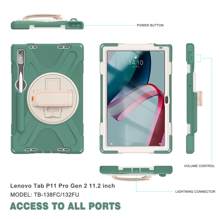 For Lenovo Pad Pro 11.2 2022 TB-138FC/132FU Silicone + PC Protective Tablet Case