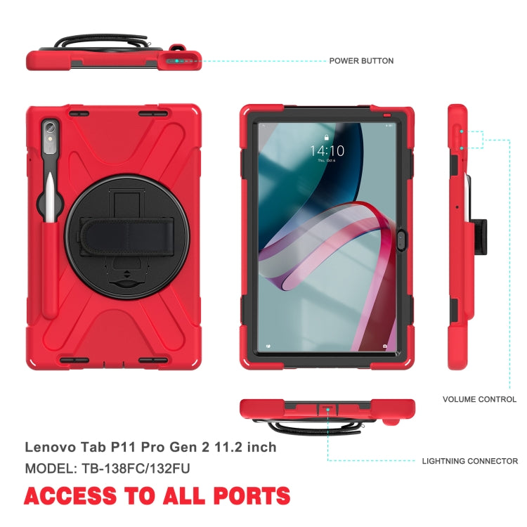 For Lenovo Pad Pro 11.2 2022 TB-138FC/132FU Silicone + PC Protective Tablet Case