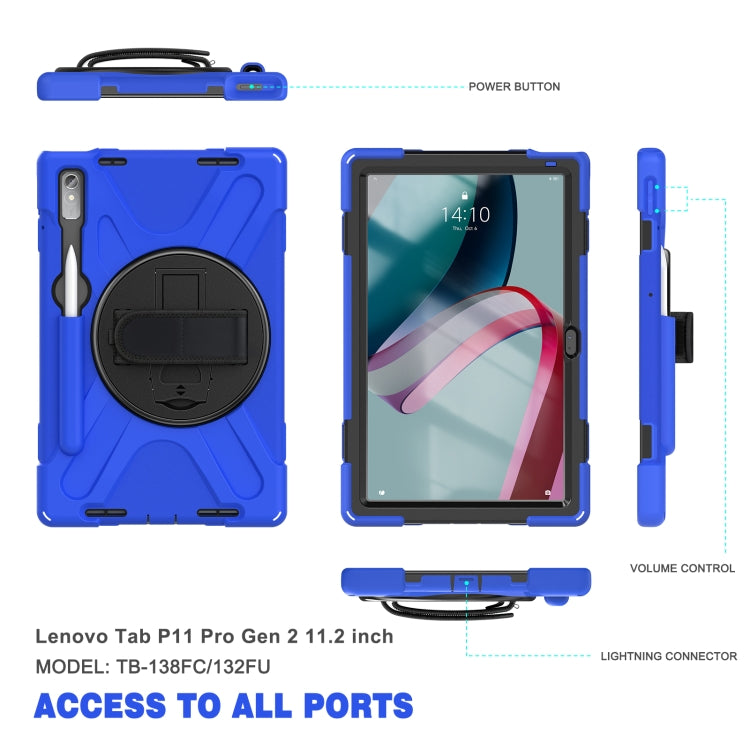 For Lenovo Pad Pro 11.2 2022 TB-138FC/132FU Silicone + PC Protective Tablet Case