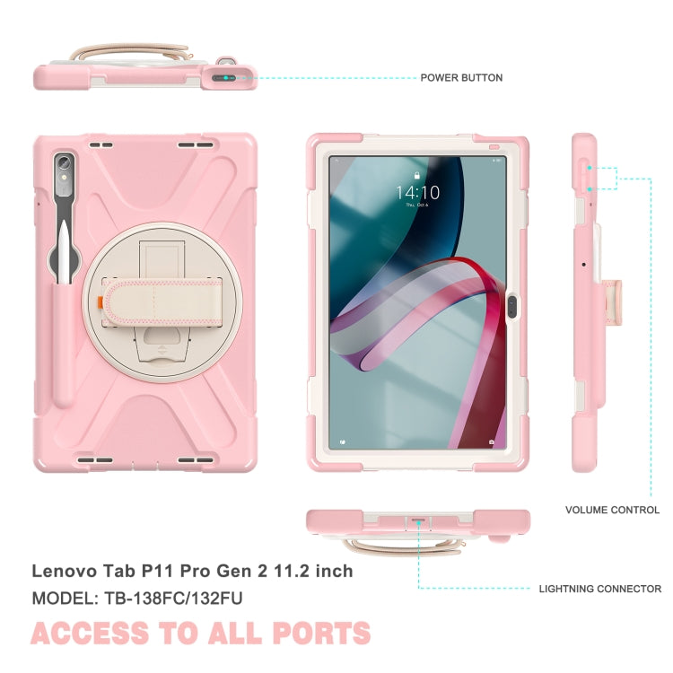 For Lenovo Pad Pro 11.2 2022 TB-138FC/132FU Silicone + PC Protective Tablet Case