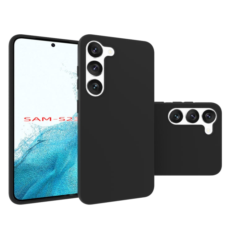 For Samsung Galaxy S23 5G Frosted Phone Case(Black)