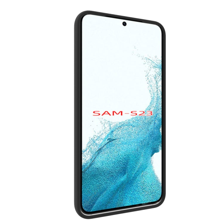 For Samsung Galaxy S23 5G Frosted Phone Case(Black)