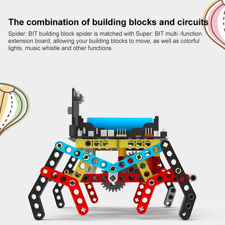 Yahboom Programmable Python Suite Spider Building Block Pack
