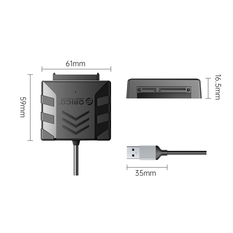 ORICO UTS1 USB 3.0 2.5-inch SATA HDD Adapter, Cable Length:0.3m