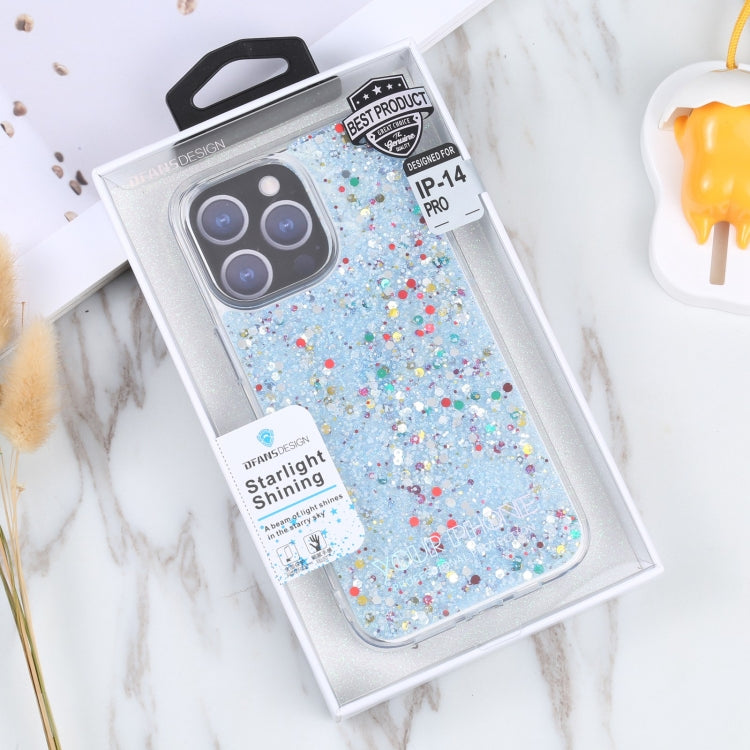 For iPhone 14 Pro DFANS DESIGN Starlight Shining TPU+PC Phone Case