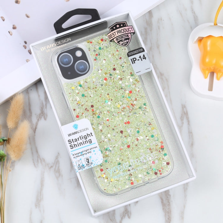 For iPhone 14 DFANS DESIGN Starlight Shining TPU+PC Phone Case