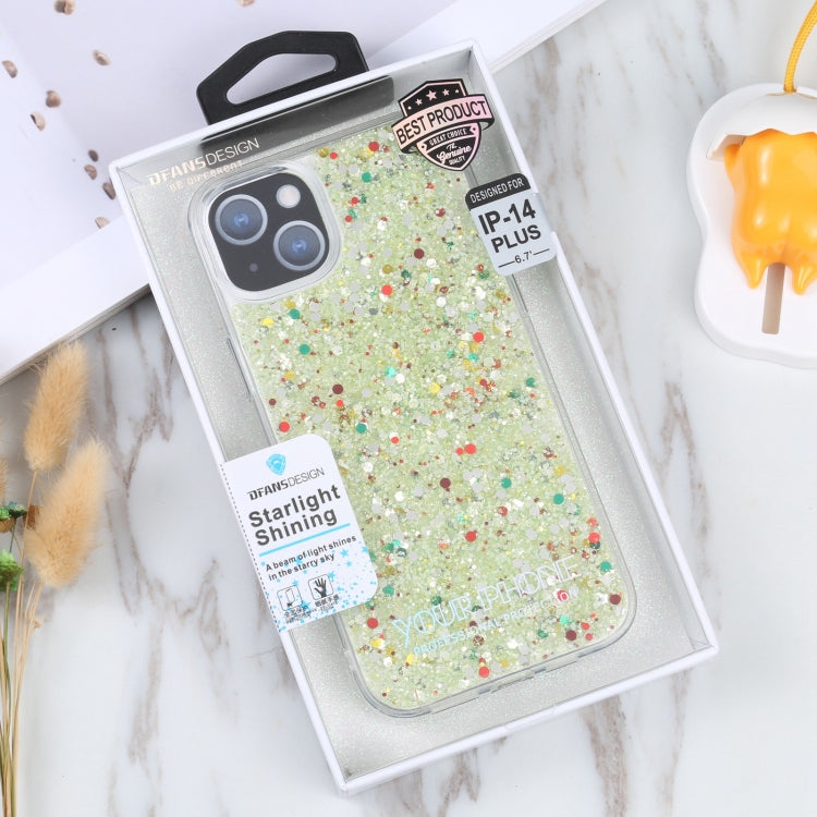 For iPhone 14 Plus DFANS DESIGN Starlight Shining TPU+PC Phone Case