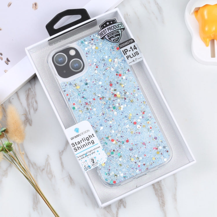 For iPhone 14 Plus DFANS DESIGN Starlight Shining TPU+PC Phone Case
