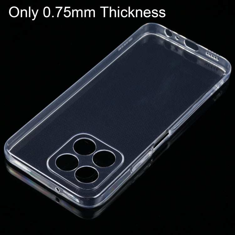 For Honor X8 5G Ultra-thin Transparent TPU Phone Case