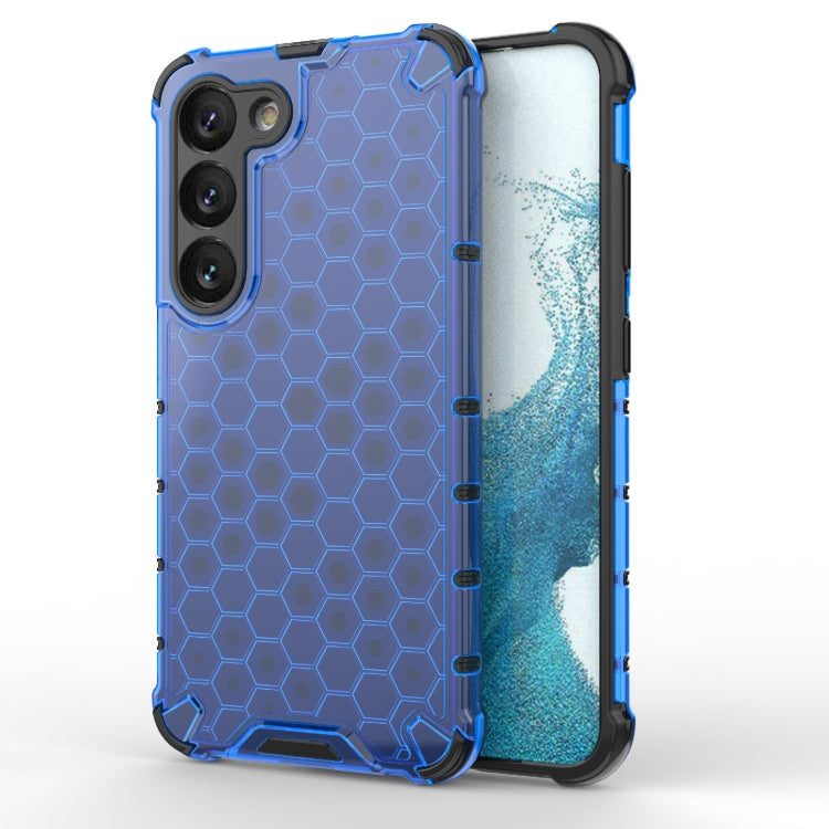 For Samsung Galaxy S23 5G Shockproof Honeycomb PC + TPU Protective Phone Case