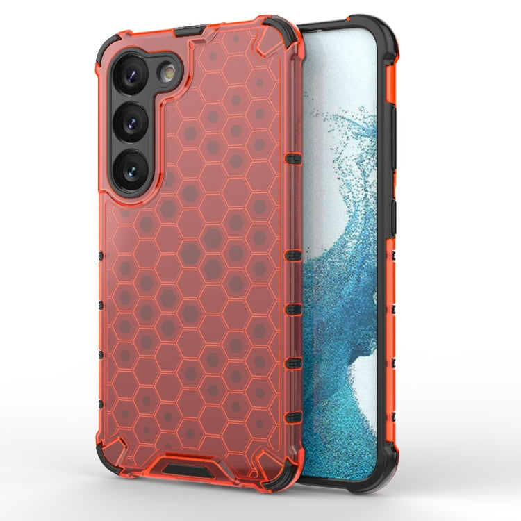 For Samsung Galaxy S23 5G Shockproof Honeycomb PC + TPU Protective Phone Case