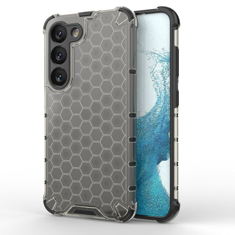 For Samsung Galaxy S23 5G Shockproof Honeycomb PC + TPU Protective Phone Case