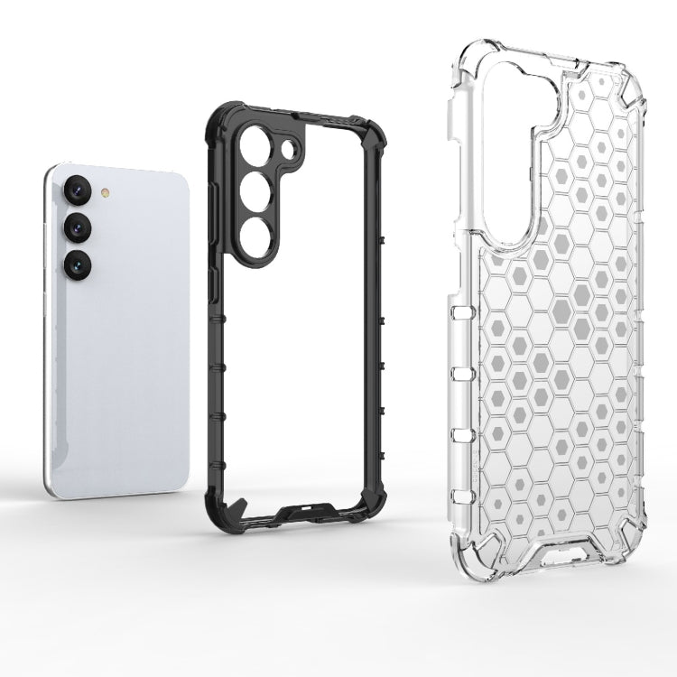 For Samsung Galaxy S23 5G Shockproof Honeycomb PC + TPU Protective Phone Case