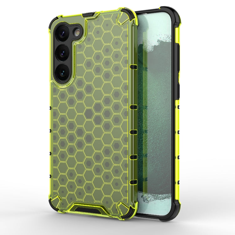 For Samsung Galaxy S23+ 5G Shockproof Honeycomb PC + TPU Protective Phone Case