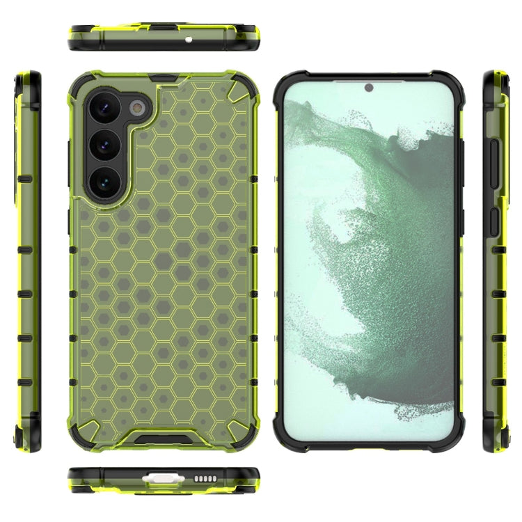 For Samsung Galaxy S23+ 5G Shockproof Honeycomb PC + TPU Protective Phone Case