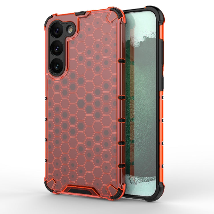 For Samsung Galaxy S23+ 5G Shockproof Honeycomb PC + TPU Protective Phone Case