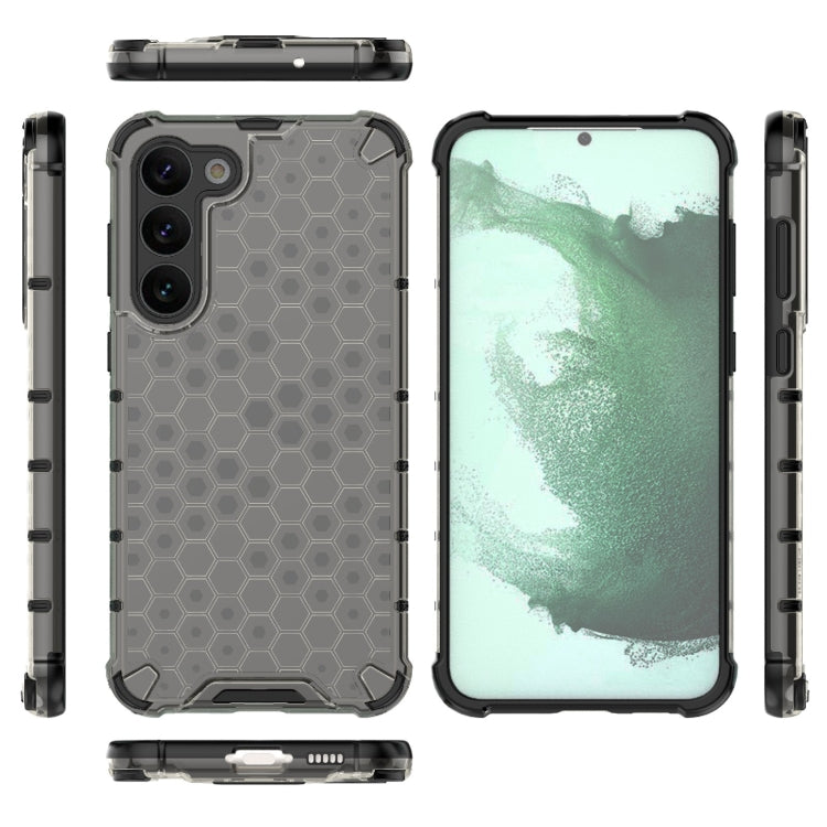 For Samsung Galaxy S23+ 5G Shockproof Honeycomb PC + TPU Protective Phone Case