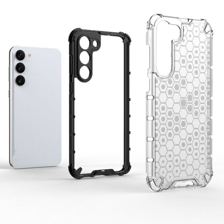 For Samsung Galaxy S23+ 5G Shockproof Honeycomb PC + TPU Protective Phone Case