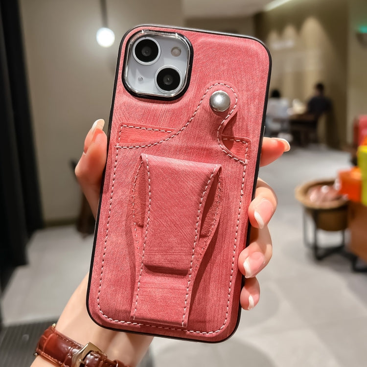 For iPhone 14 Plus Side Leather Rotation Card Holder Phone Case