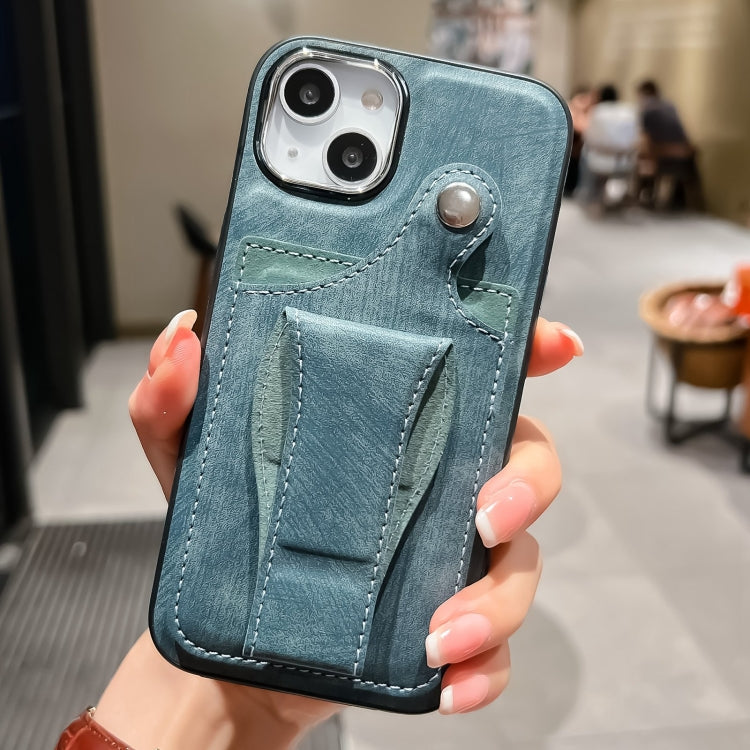 For iPhone 14 Plus Side Leather Rotation Card Holder Phone Case