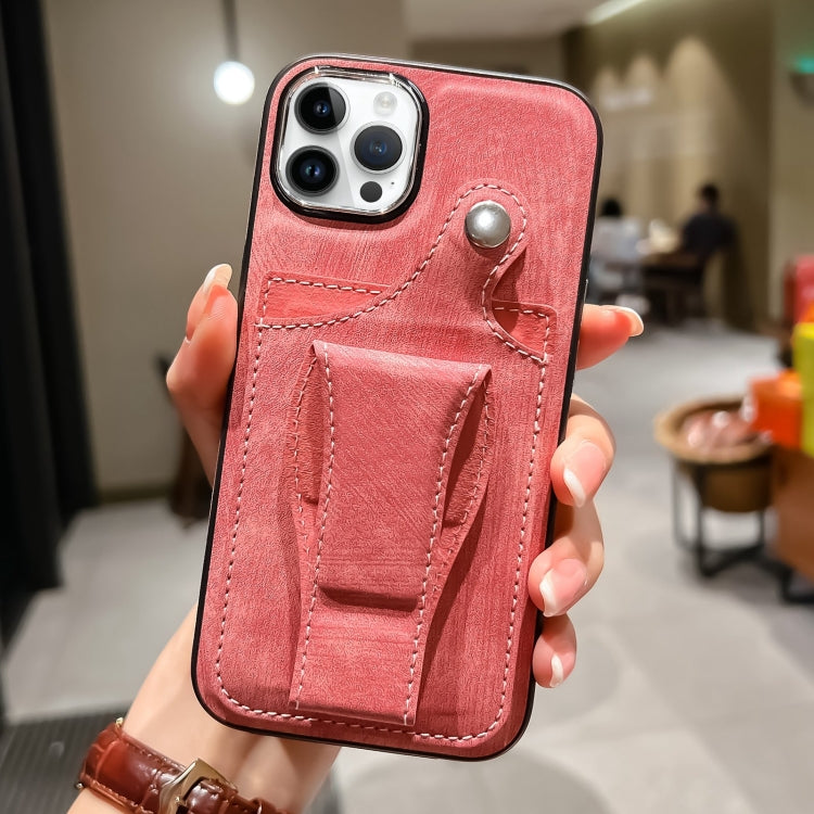 For iPhone 13 Pro Max Side Leather Rotation Card Holder Phone Case