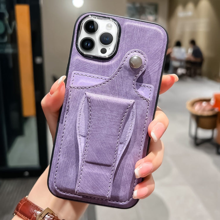 For iPhone 13 Pro Max Side Leather Rotation Card Holder Phone Case
