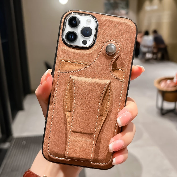 For iPhone 13 Pro Max Side Leather Rotation Card Holder Phone Case