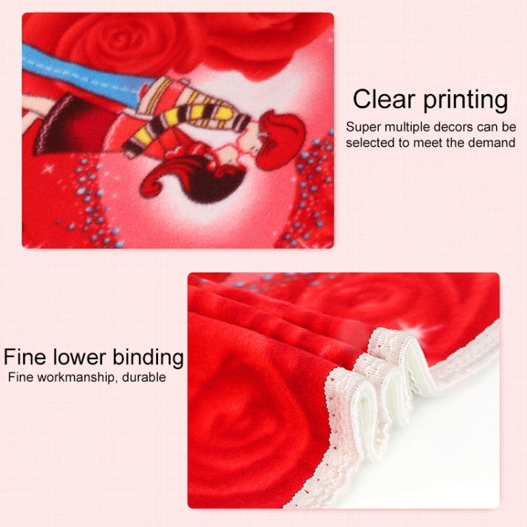 1.8x0.9m 220V Timing Temperature Adjustment Electric Blanket Smart Single Control, Random Color Delivery(Woolen Blanket)