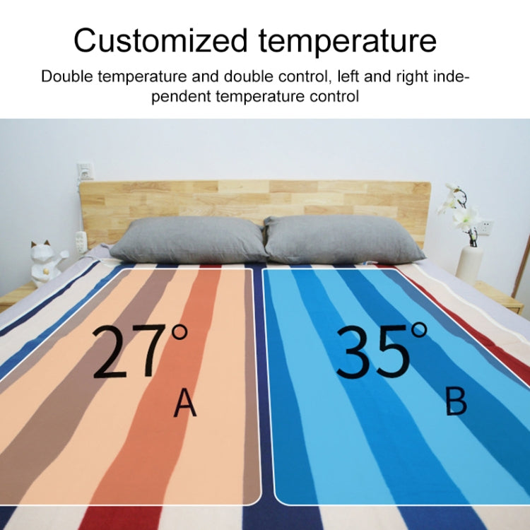 1.8x0.9m 220V Timing Temperature Adjustment Electric Blanket Smart Single Control, Random Color Delivery(Woolen Blanket)