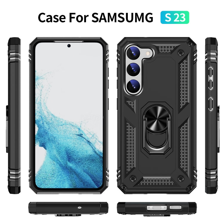For Samsung Galaxy S23 5G Shockproof TPU + PC Phone Case
