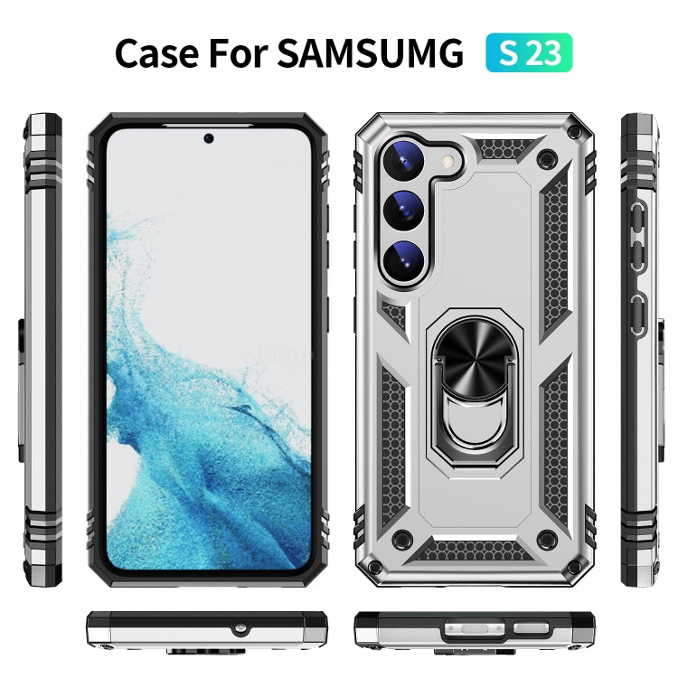 For Samsung Galaxy S23 5G Shockproof TPU + PC Phone Case