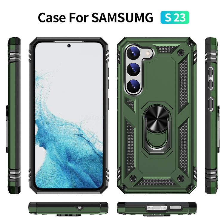 For Samsung Galaxy S23 5G Shockproof TPU + PC Phone Case