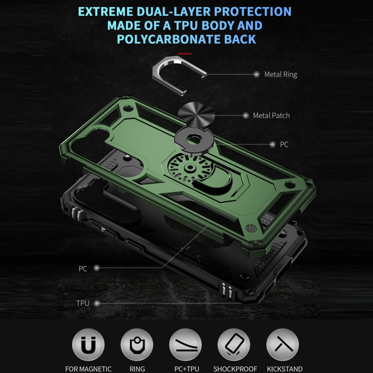 For Samsung Galaxy S23 5G Shockproof TPU + PC Phone Case