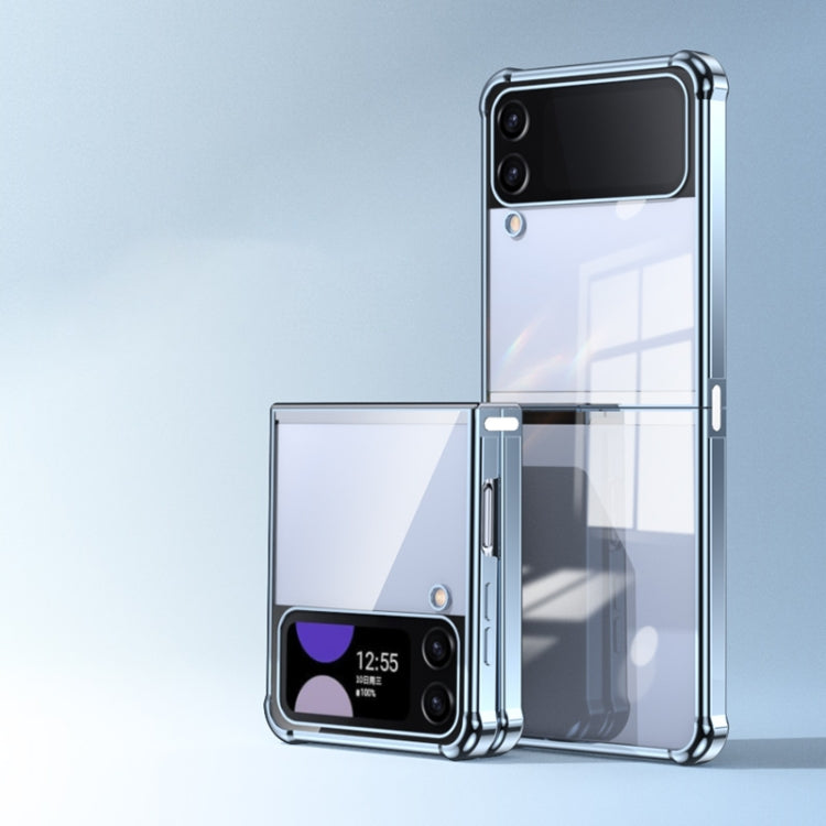 For Samsung Galaxy Z Flip4 Electroplating Airbag Shockproof Folding Phone Case