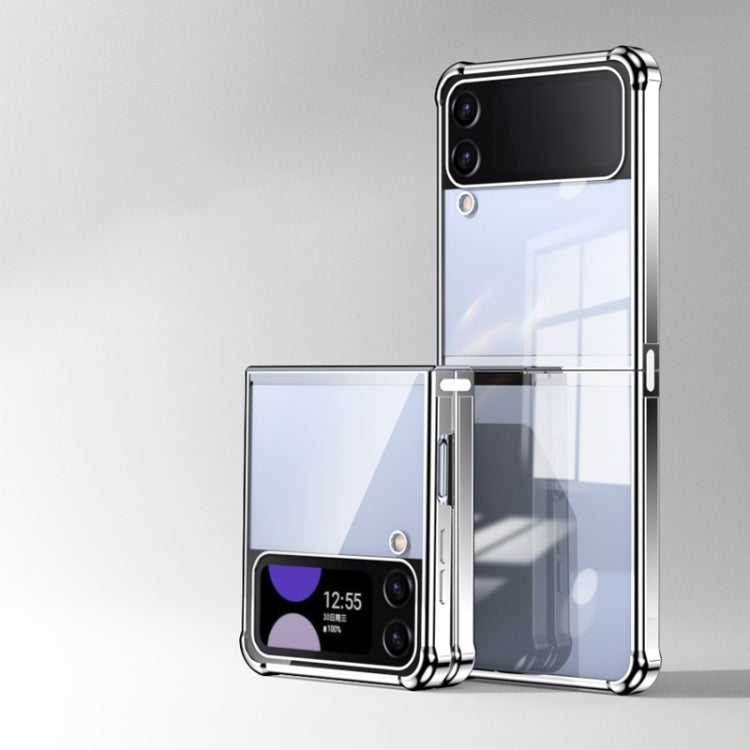 For Samsung Galaxy Z Flip4 Electroplating Airbag Shockproof Folding Phone Case