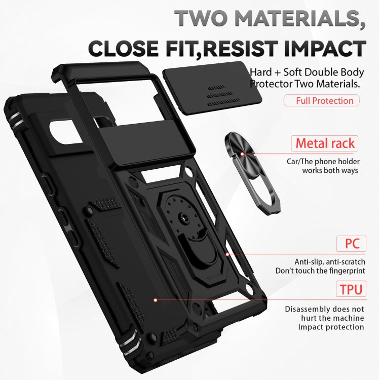 For Google Pixel 7 5G Sliding Camshield Holder Phone Case