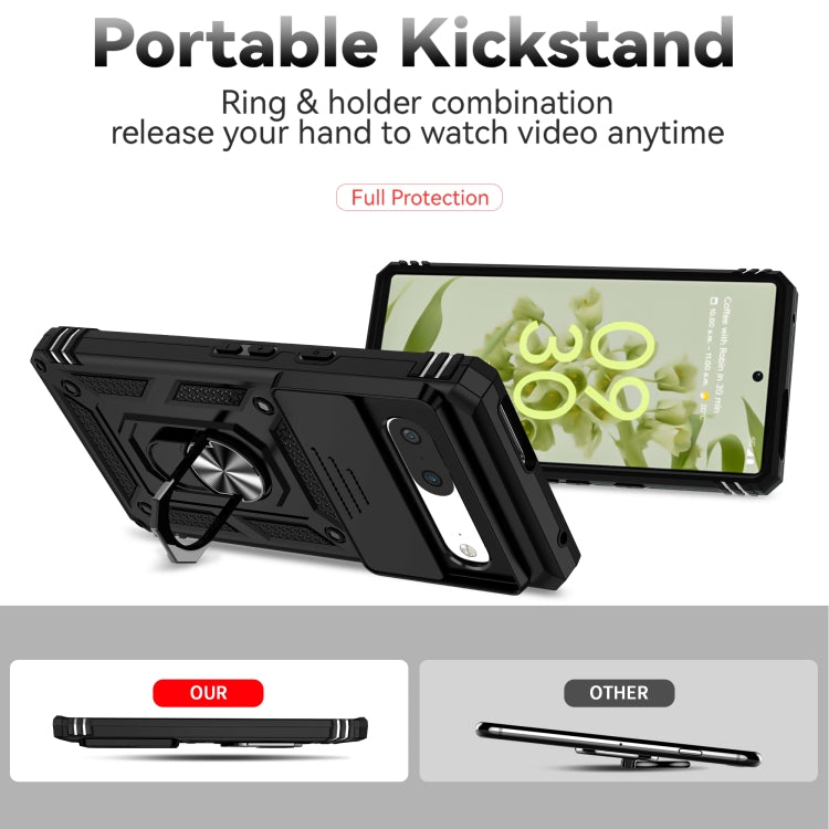 For Google Pixel 7 5G Sliding Camshield Holder Phone Case